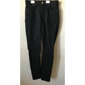 bebe Black Baltimore Hourglass Women's Stretch Skinny Jeans Size 26 Inseam 29